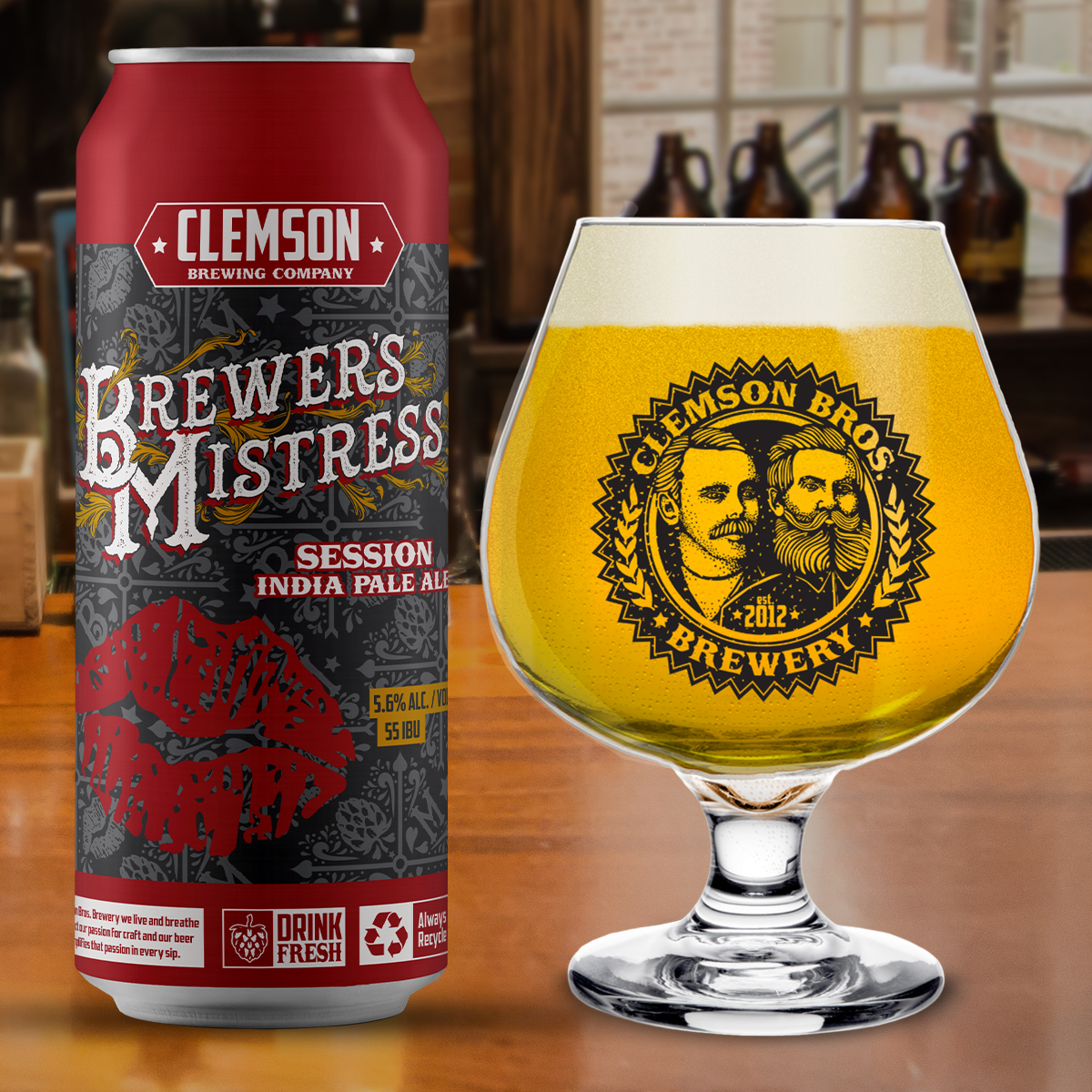 Clemson Bros. Brewery 'Brewer's Mistress' Label