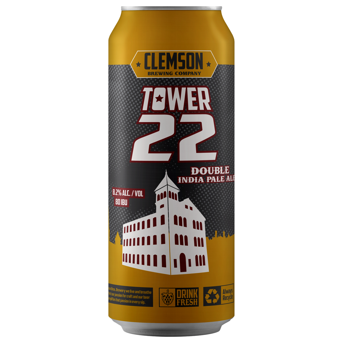 Clemson Bros. Brewery Tower 22