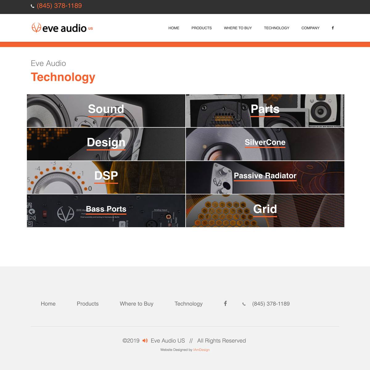 Eve Audio Website